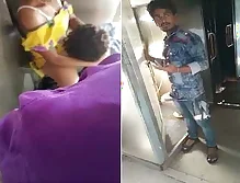 Video oculto de una pareja india de su encuentro en el baño del tren